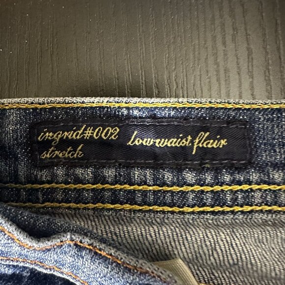 VTG Citizens of Humanity Denim Jean Pant Women 27 Y2K Indie Flared Western Boot - Picture 4 of 16